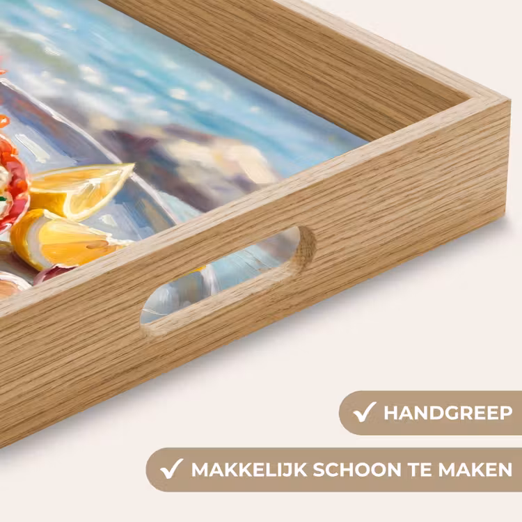 Dienblad - Eten - Zee - Kust - Modern - Blauw — 5