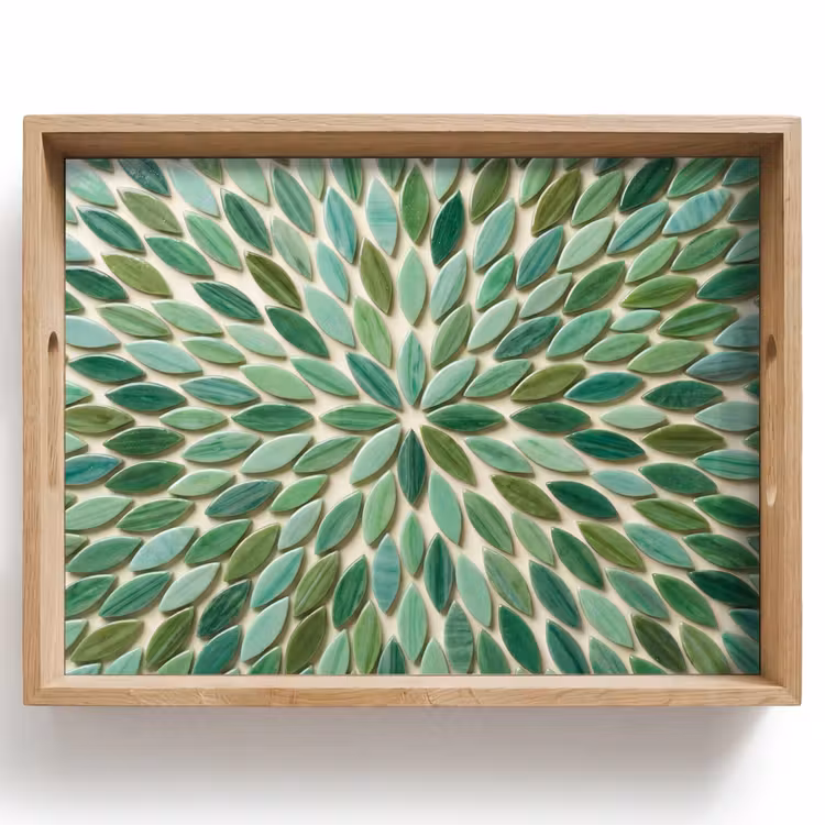 Dienblad - Patroon - Blad - Groen - Abstract — 1