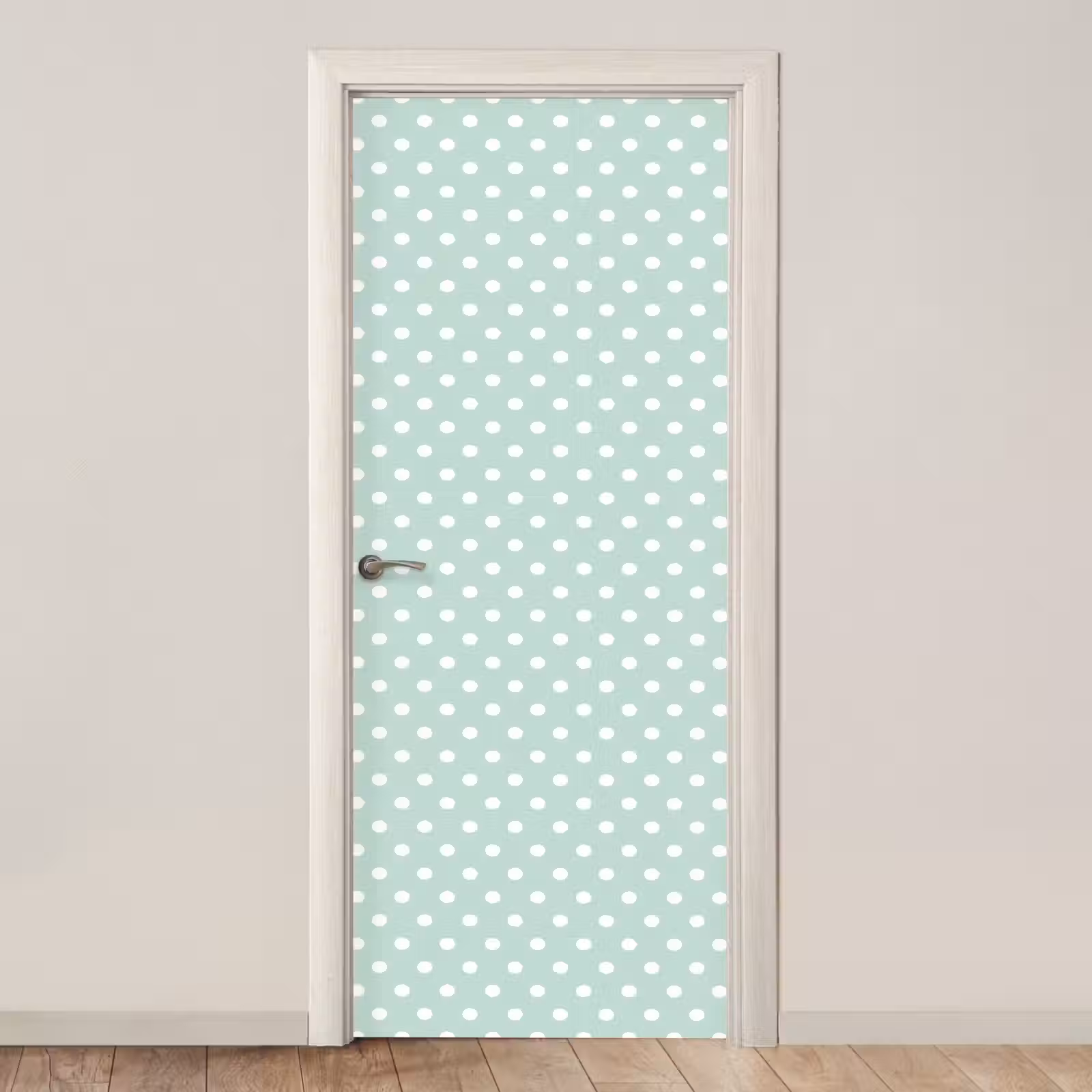 Deursticker - Klassiek - Polka - Groen — 1