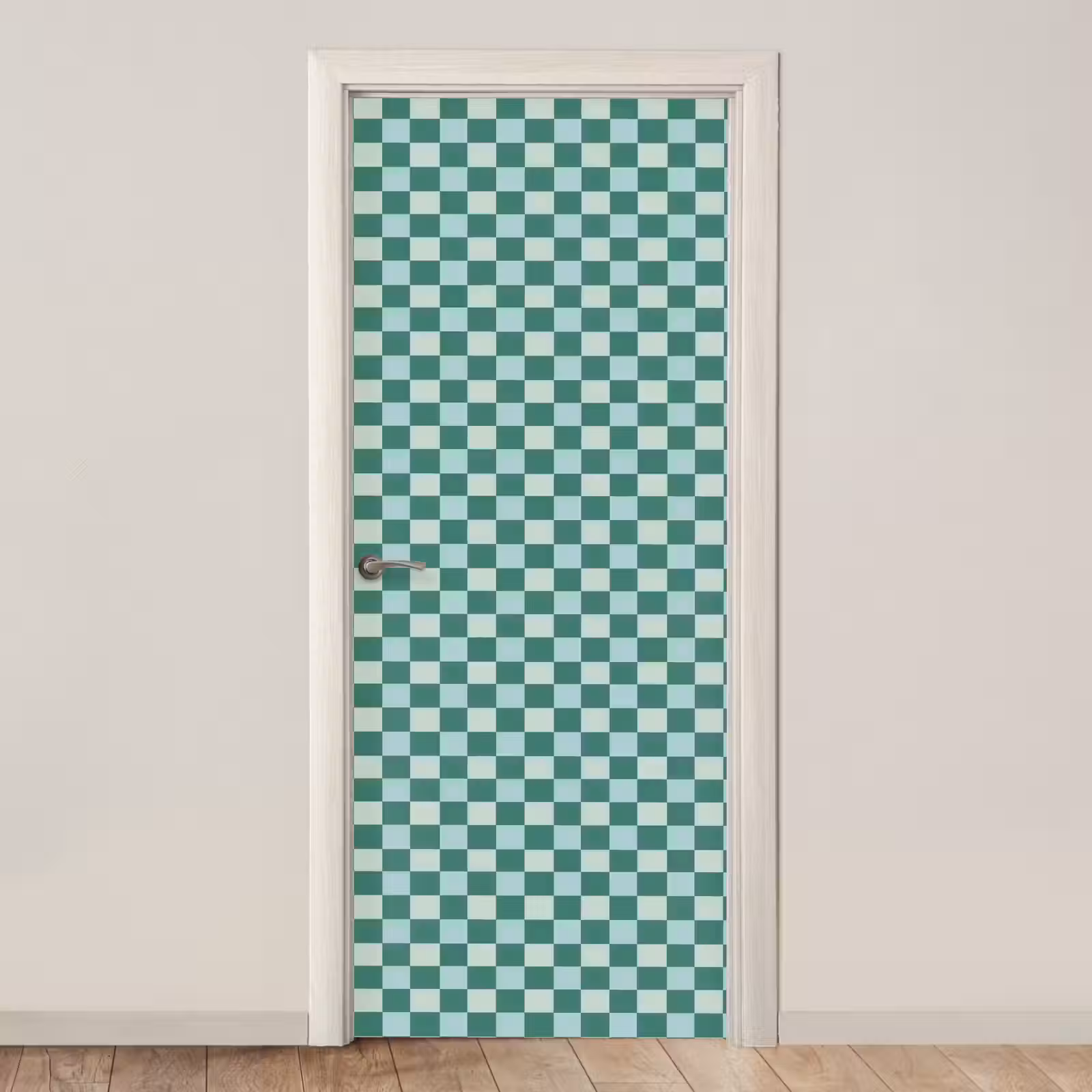 Deursticker - Schaak - Klassiek - Groen — 1