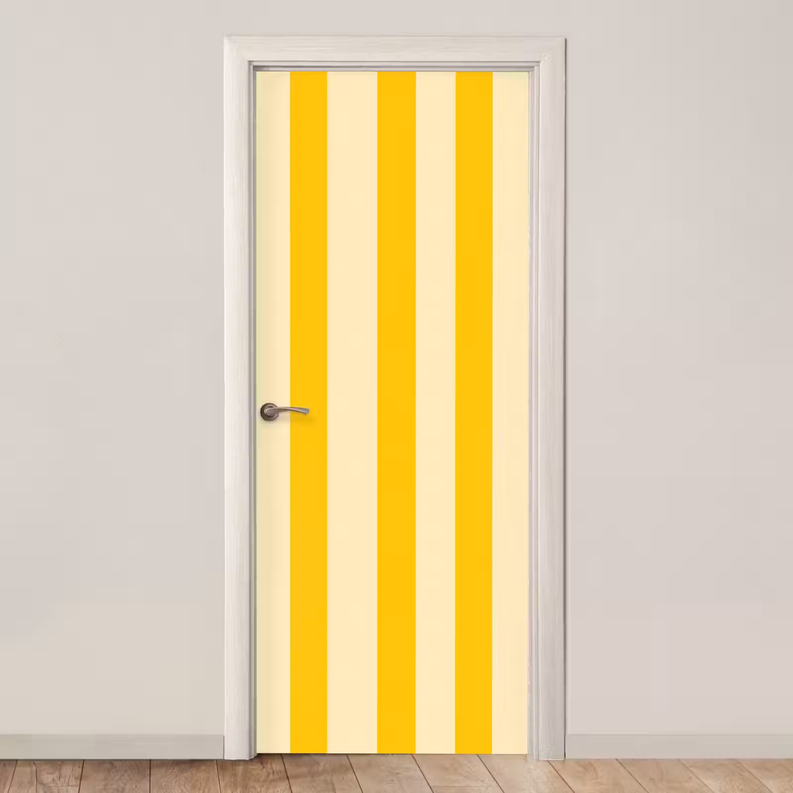 Deursticker - Strepen - Klassiek - Geel — 1