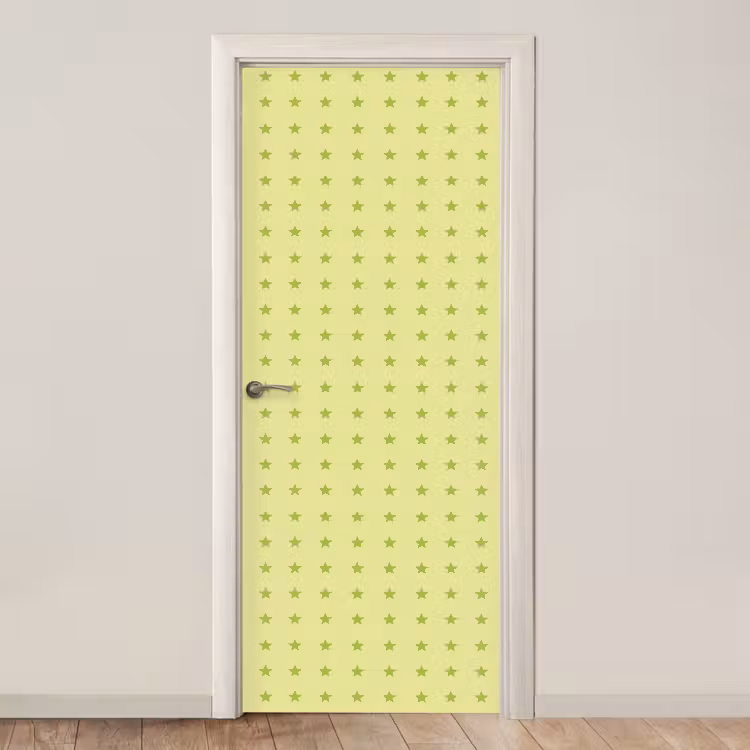 Deursticker - Sterren - Patroon - Groen — 1
