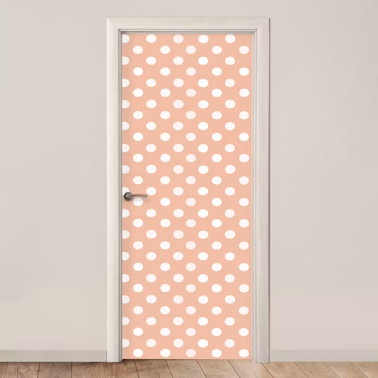 Deursticker - Klassiek - Polka - Perzik — 1