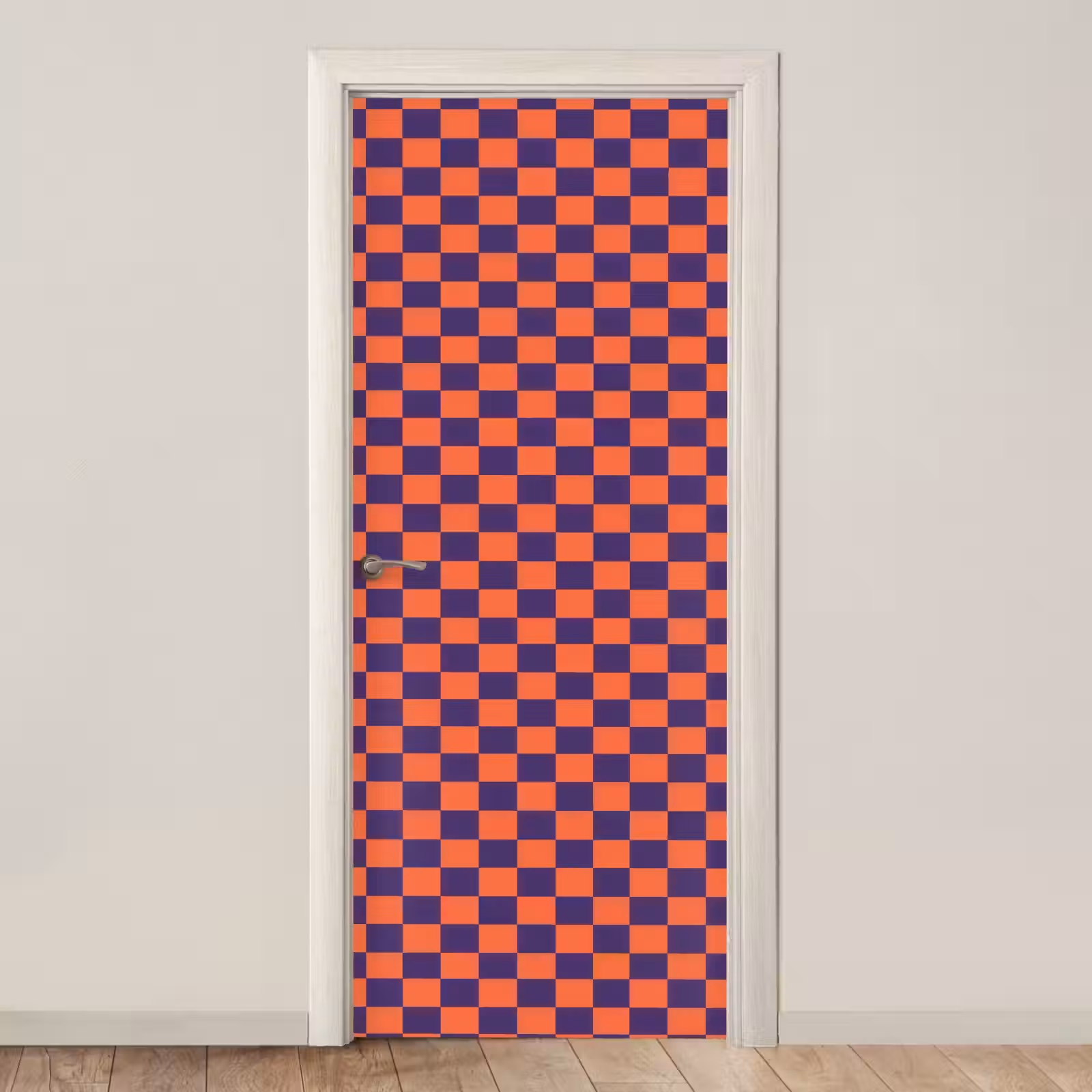 Deursticker - Patroon - Klassiek - Paars — 1