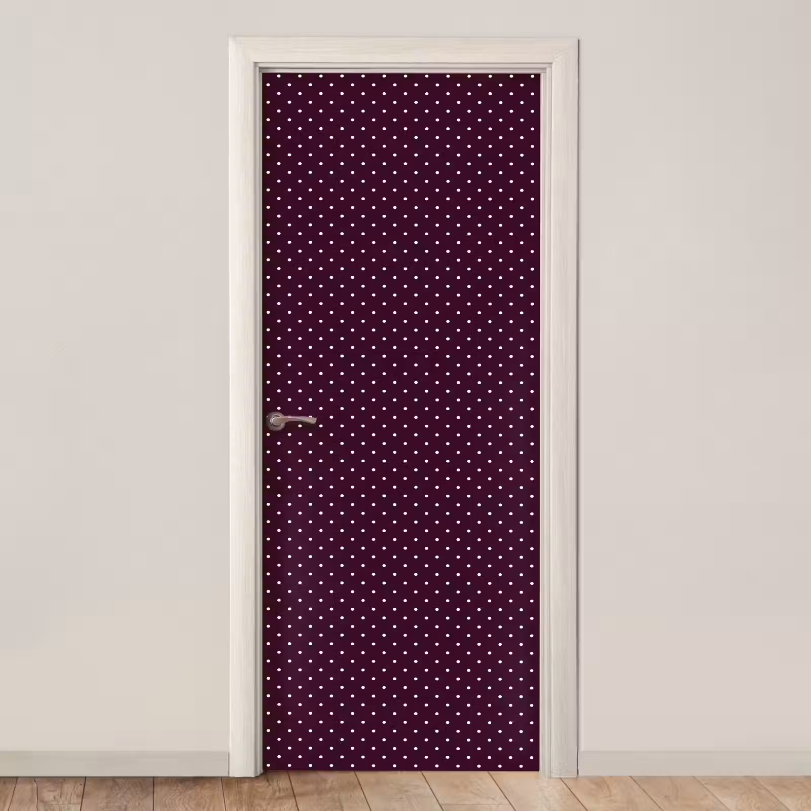 Deursticker - Stippen - Modern - Paars — 1