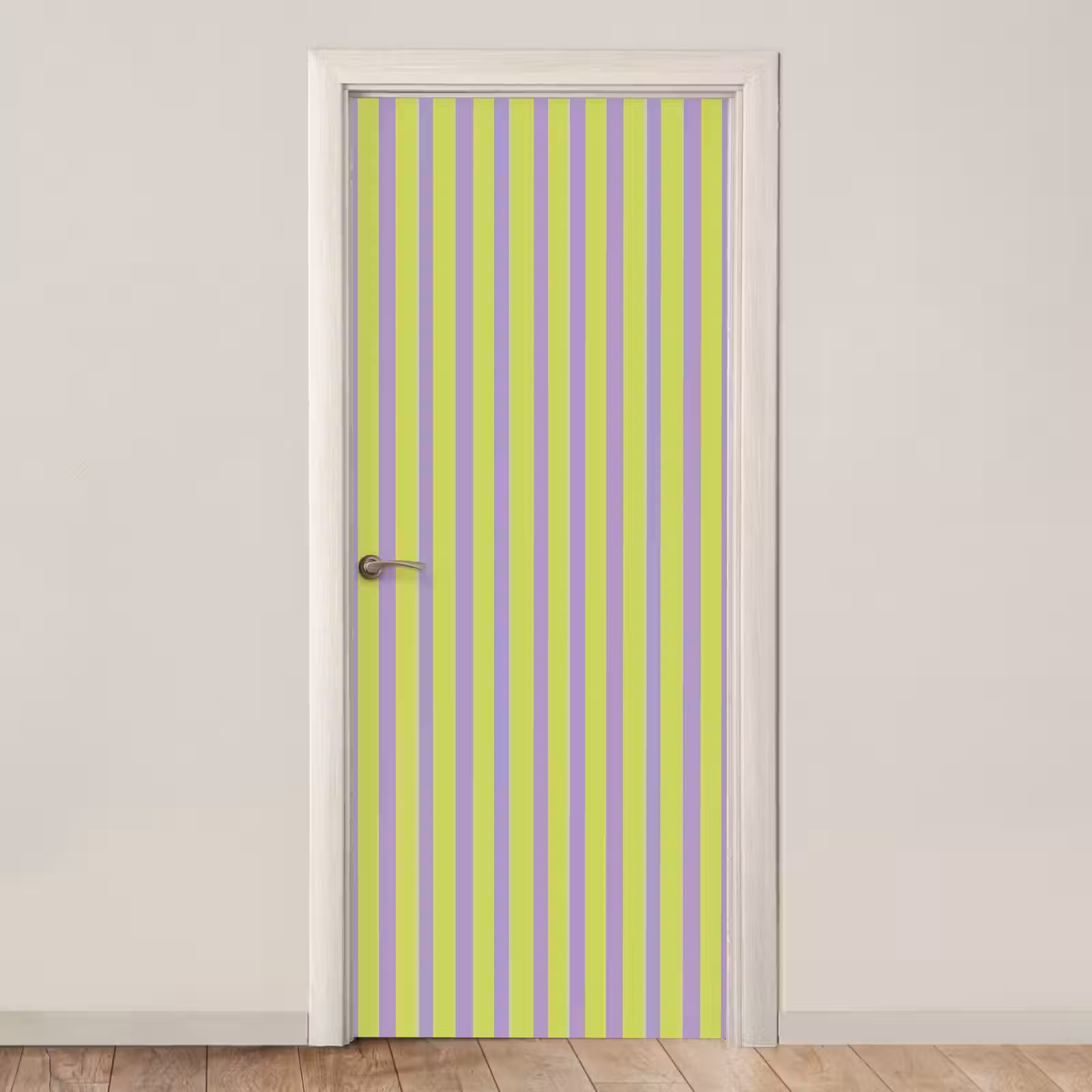 Deursticker - Strepen - Patroon - Groen — 1