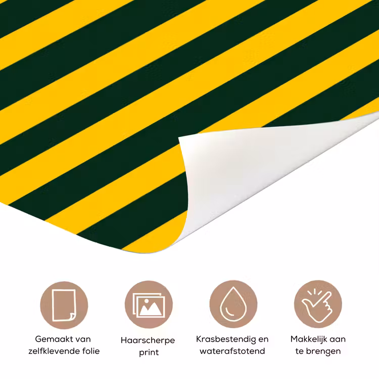 Deursticker - Klassiek - Strepen - Groen — 3