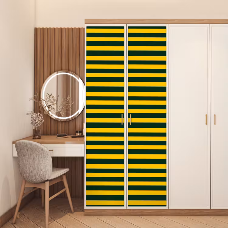 Deursticker - Klassiek - Strepen - Groen — 5