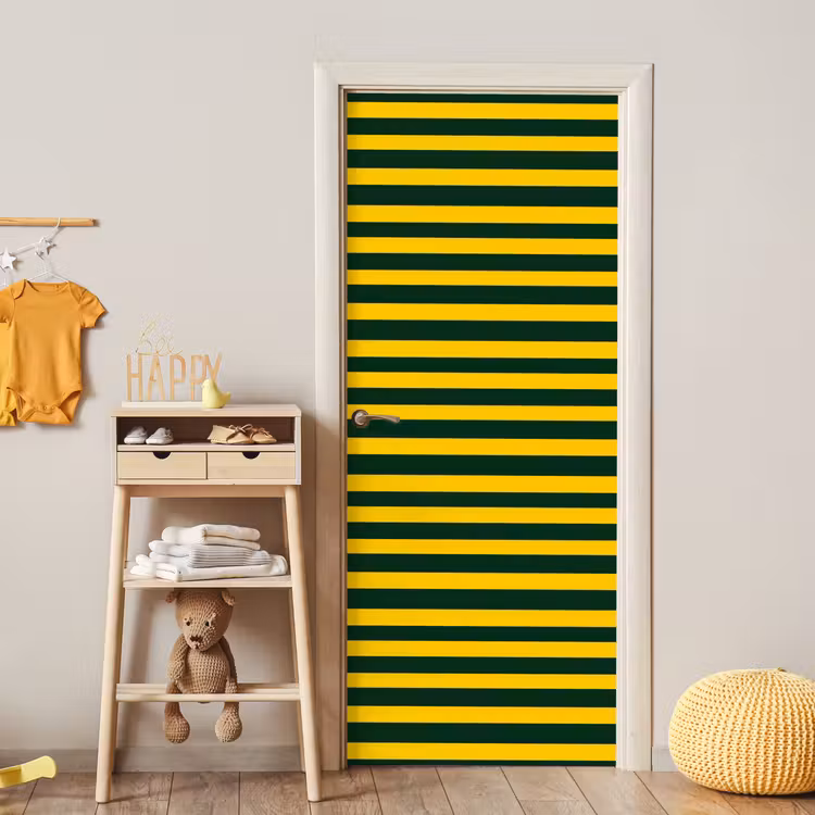 Deursticker - Klassiek - Strepen - Groen — 6