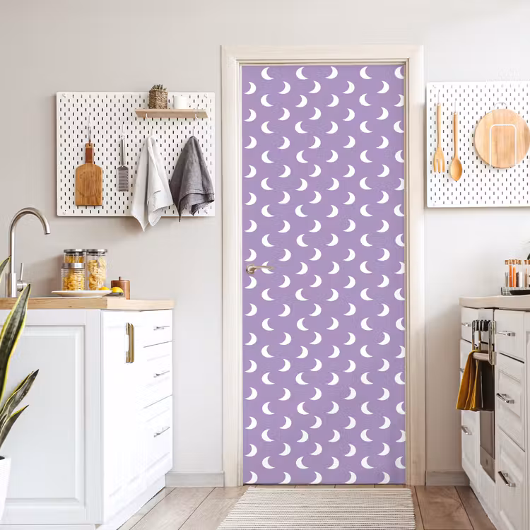 Deursticker - Manen - Patroon - Paars — 7