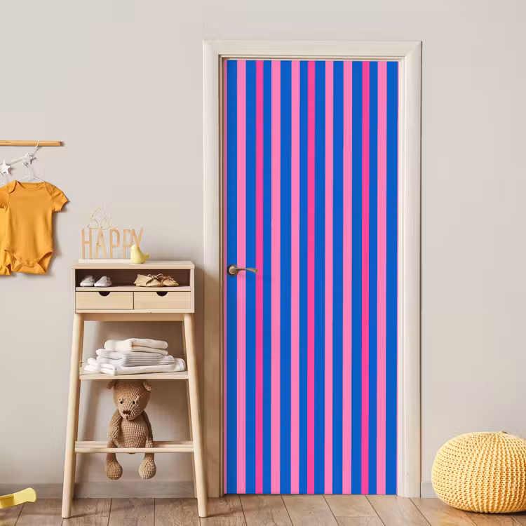 Deursticker - Modern - Optisch - Roze — 6