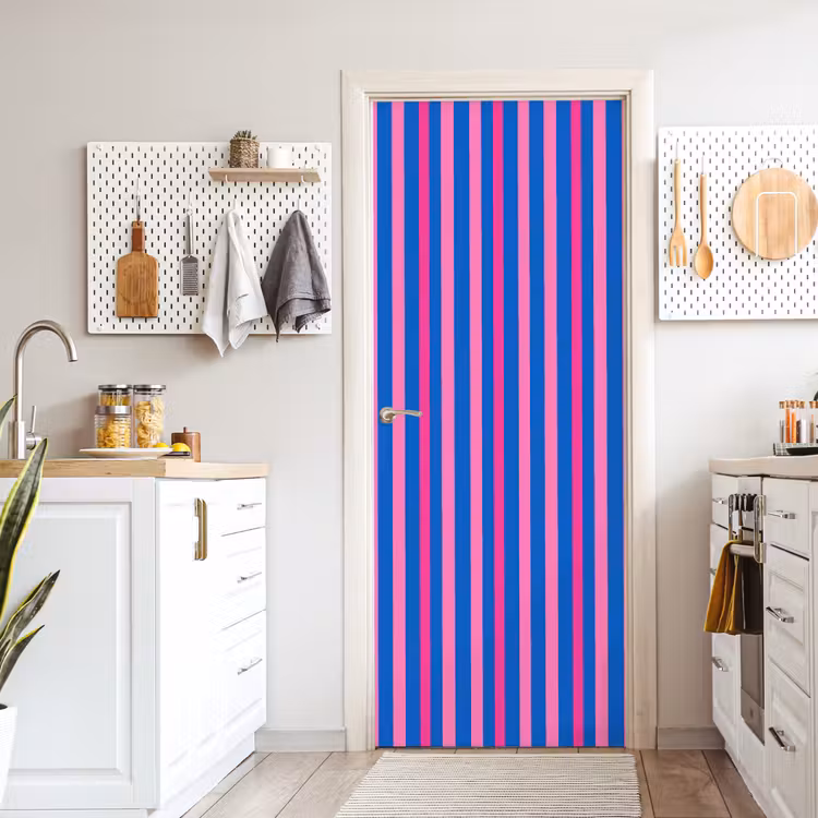 Deursticker - Modern - Optisch - Roze — 7