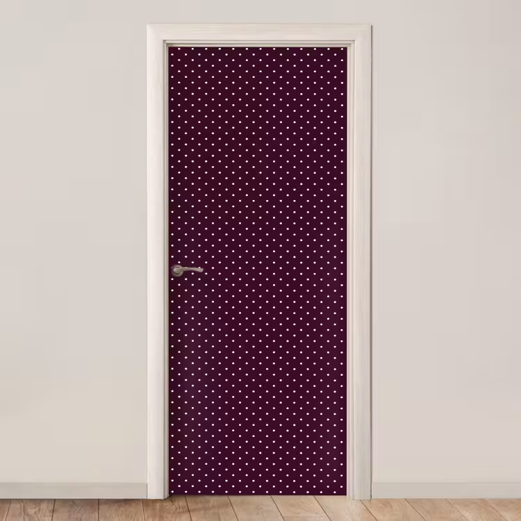 Deursticker - Stippen - Modern - Paars — 1