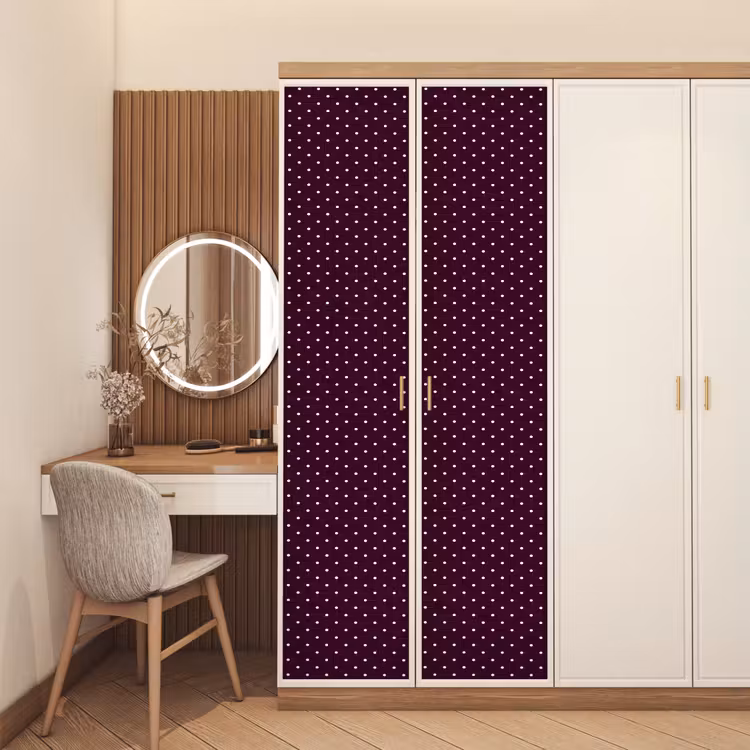 Deursticker - Stippen - Modern - Paars — 5