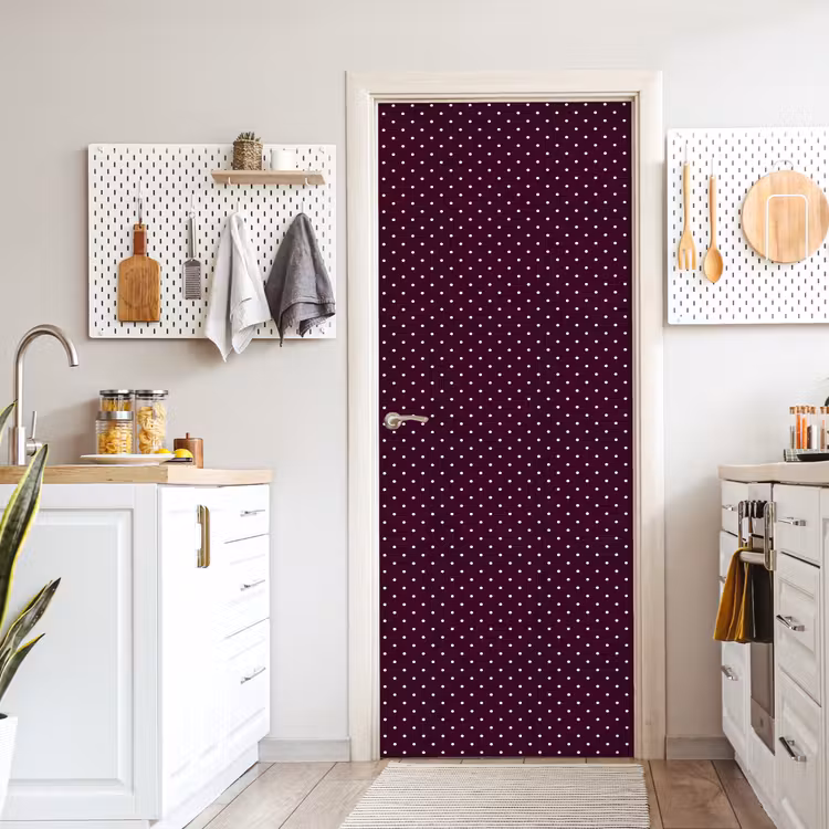 Deursticker - Stippen - Modern - Paars — 7