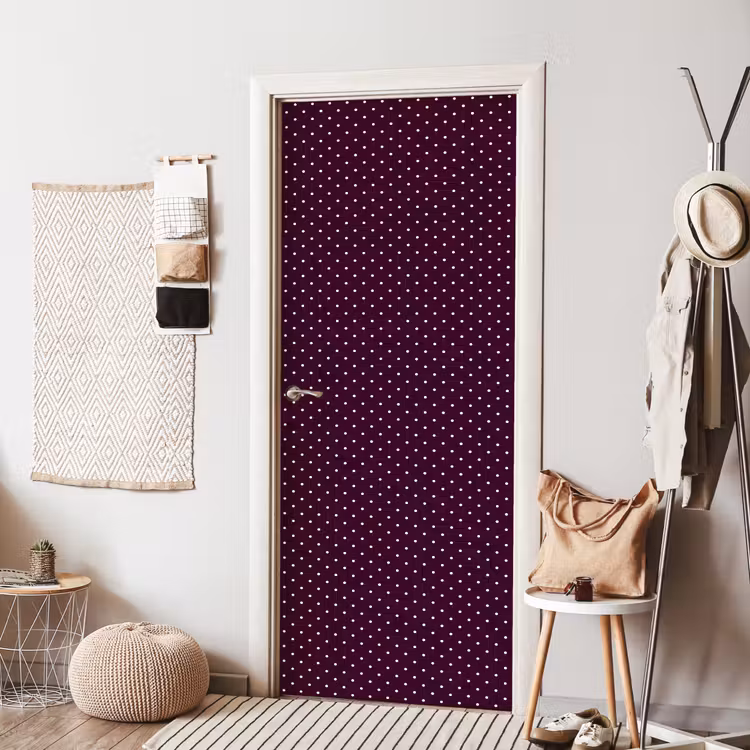 Deursticker - Stippen - Modern - Paars — 8