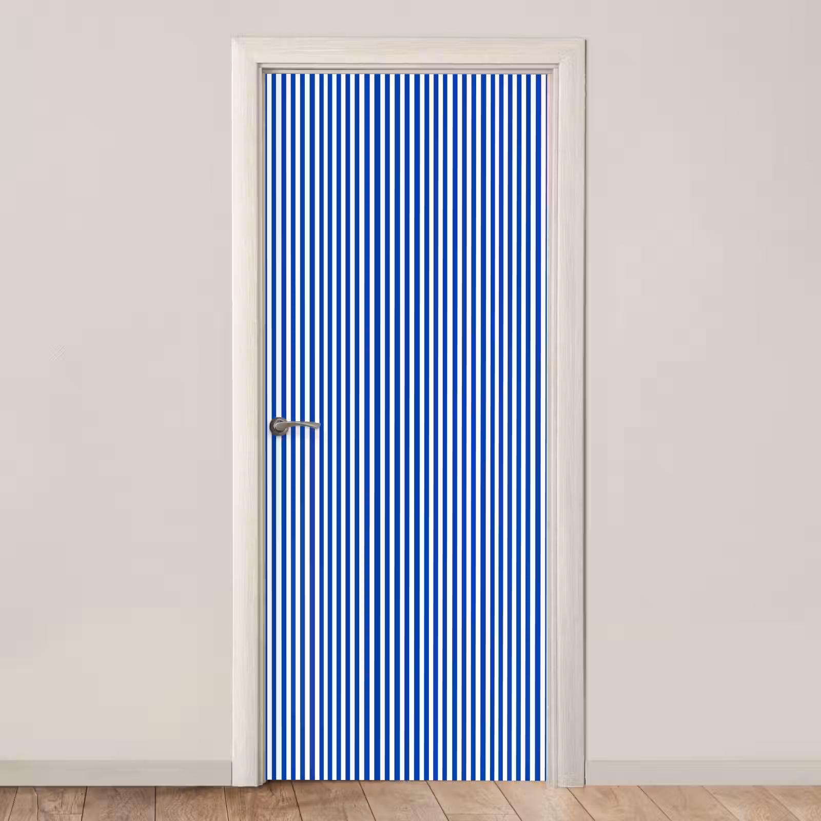Deursticker - Klassiek - Strepen - Blauw — 1