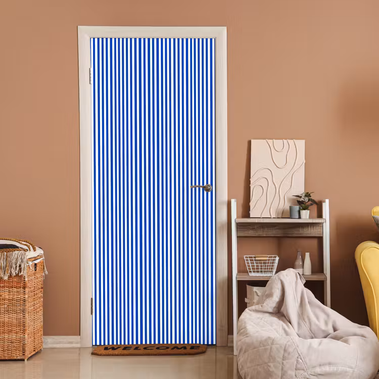 Deursticker - Klassiek - Strepen - Blauw — 2