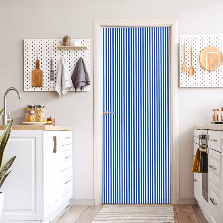 Deursticker - Klassiek - Strepen - Blauw — 7