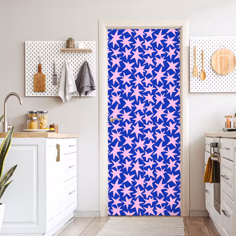 Deursticker - Modern - Sterren - Blauw — 7
