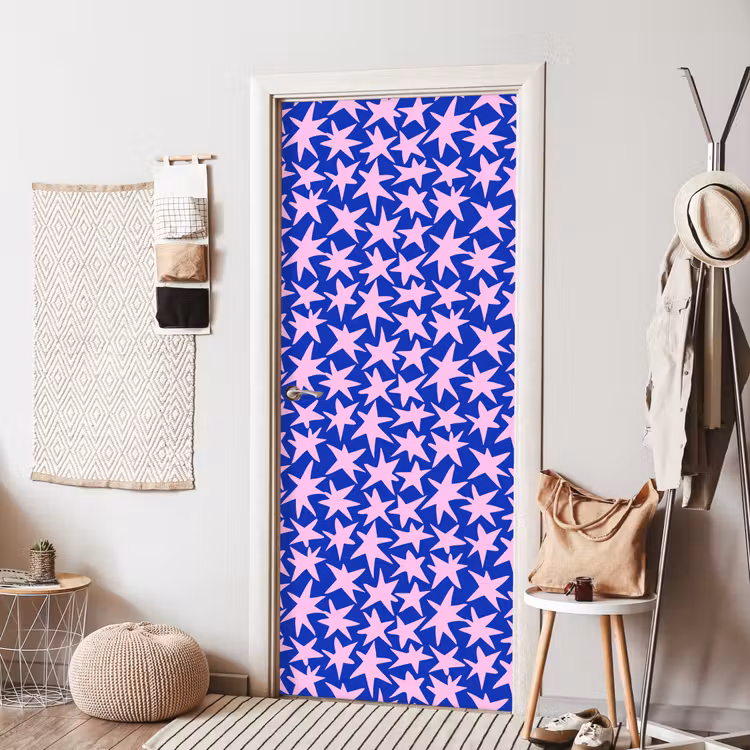Deursticker - Modern - Sterren - Blauw — 8