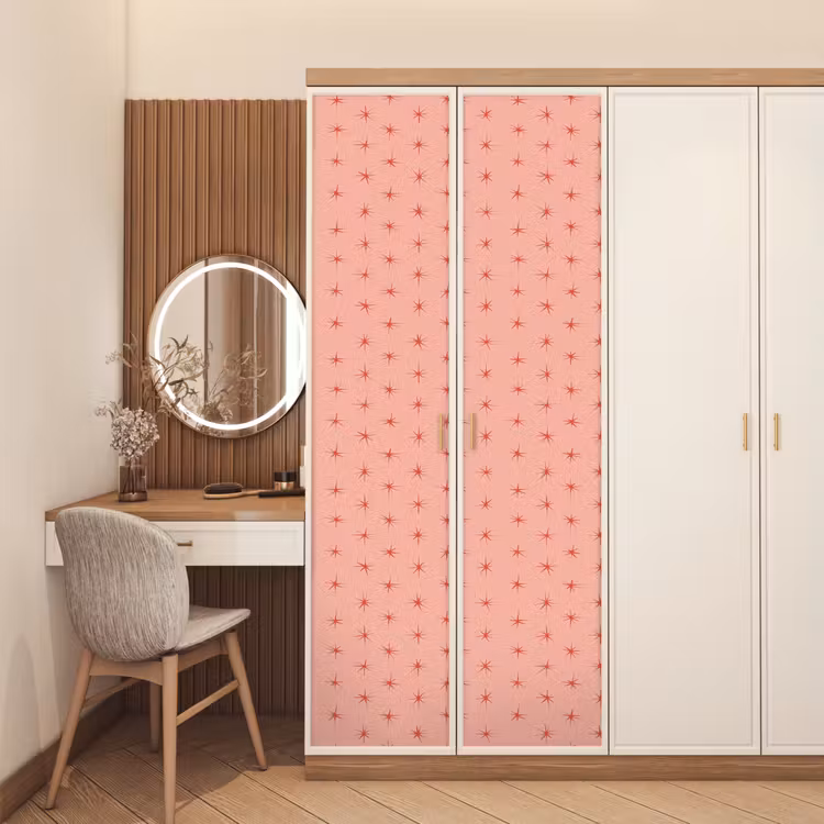 Deursticker - Sterretjes - Patroon - Oranje — 5