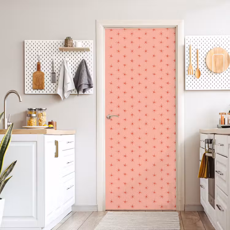 Deursticker - Sterretjes - Patroon - Oranje — 7