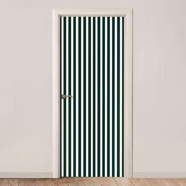 Deursticker - Strepen - Klassiek - Groen — 1