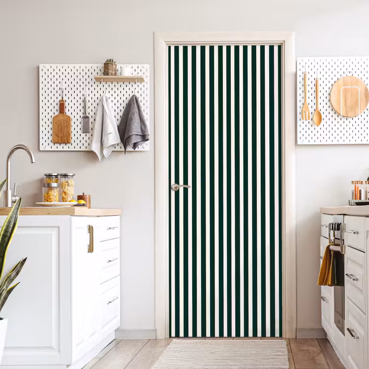 Deursticker - Strepen - Klassiek - Groen — 7