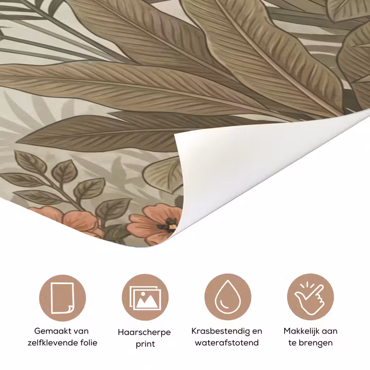 Deursticker - Vogel - Jungle - Tropisch - Illustratie - Groen — 3