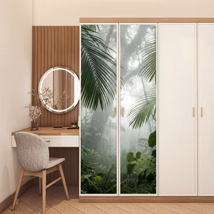 Deursticker - Natuur - Jungle - Mist - Tropisch - Groen — 5