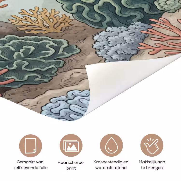 Deursticker - Onderwater - Koraal - Vis - Natuur — 3