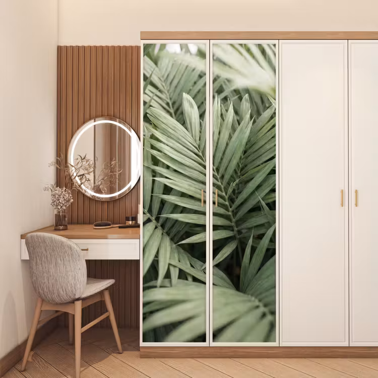 Deursticker - Plant - Palmbladeren - Natuur - Groen — 5