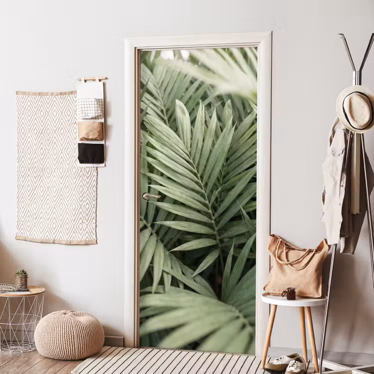 Deursticker - Plant - Palmbladeren - Natuur - Groen — 8