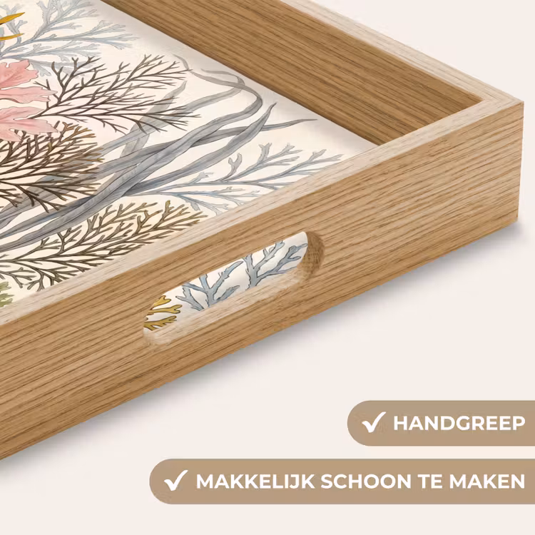 Dienblad - Natuur - Onderwater - Botanisch - Vintage - Kleurrijk — 5