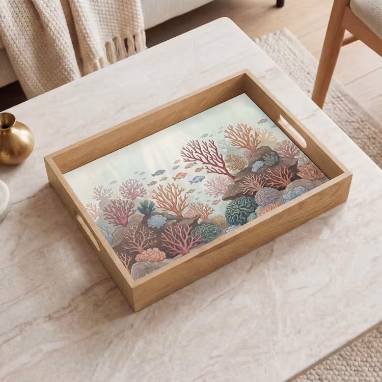 Dienblad - Onderwater - Koraal - Vis - Natuur — 2