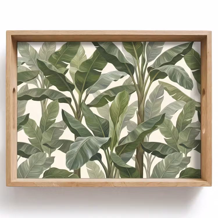 Dienblad - Planten - Bladeren - Tropisch - Groen — 1
