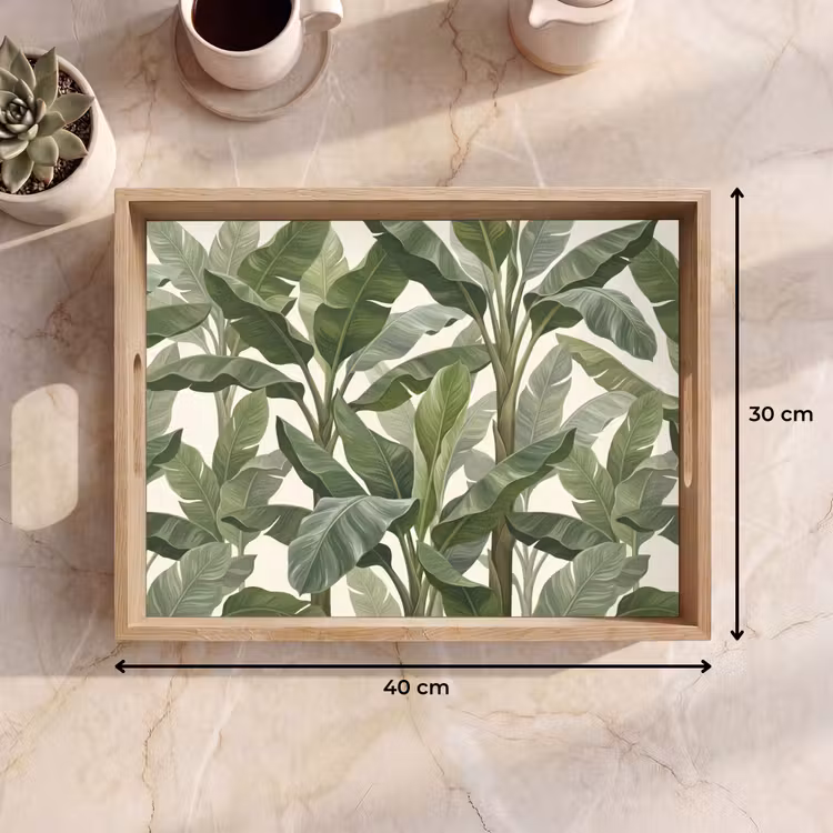 Dienblad - Planten - Bladeren - Tropisch - Groen — 9