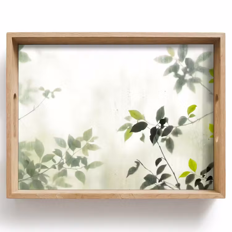 Dienblad - Blad - Schaduw - Natuur - Abstract - Groen — 1