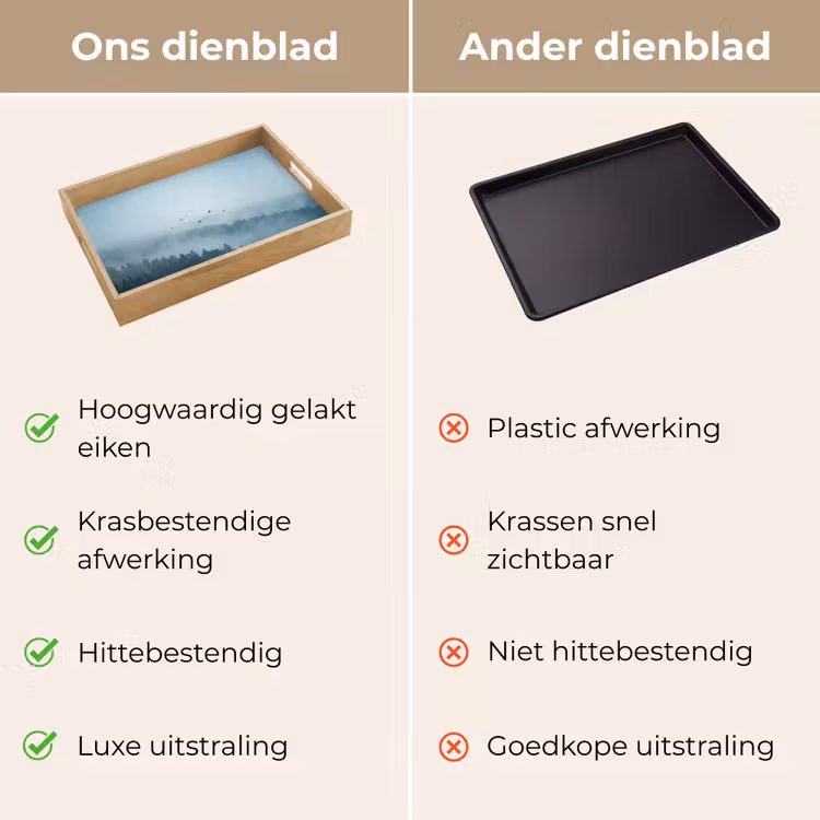 Dienblad - Bos - Mist - Vogels - Natuur - Groen — 3