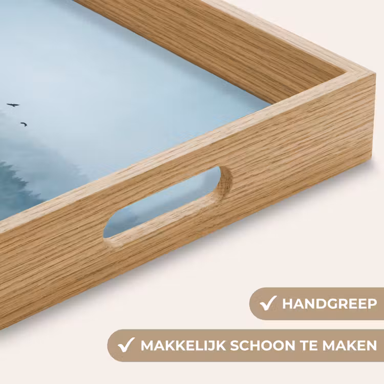 Dienblad - Bos - Mist - Vogels - Natuur - Groen — 5