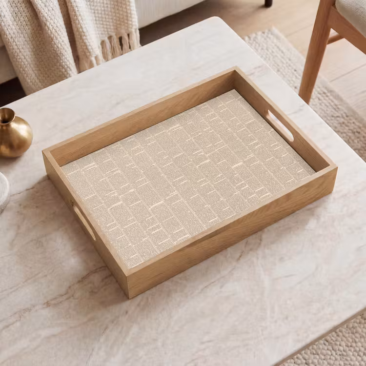 Dienblad - Krant - Nieuws - Historisch - Vintage - Beige — 2