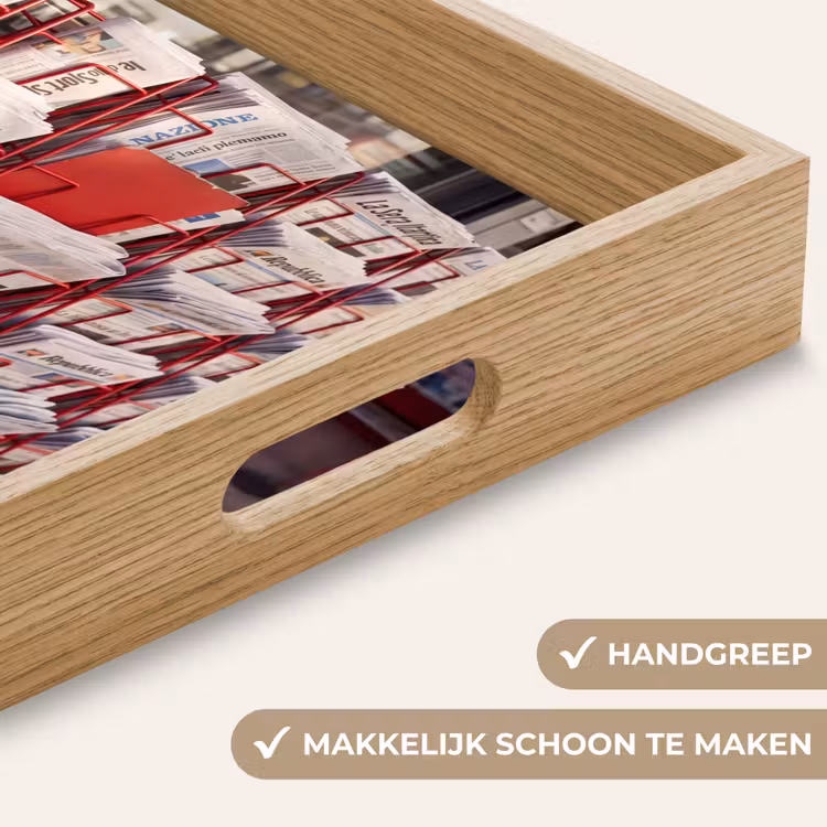 Dienblad - Kranten - Rek - Stedelijk - Dagelijks leven - Rood — 5