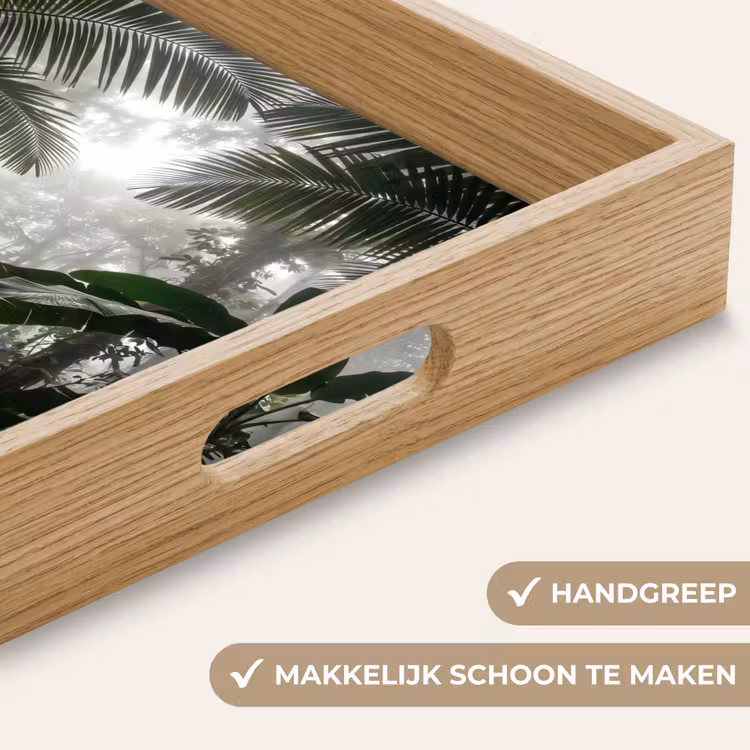 Dienblad - Natuur - Jungle - Mist - Groen - Bladeren — 5