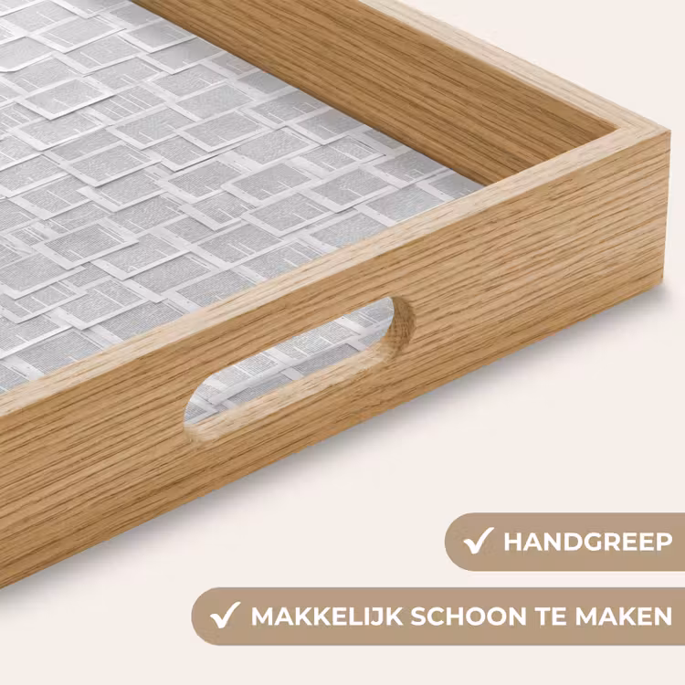 Dienblad - Papier - Overlappend - Textuur - Modern - Wit — 5