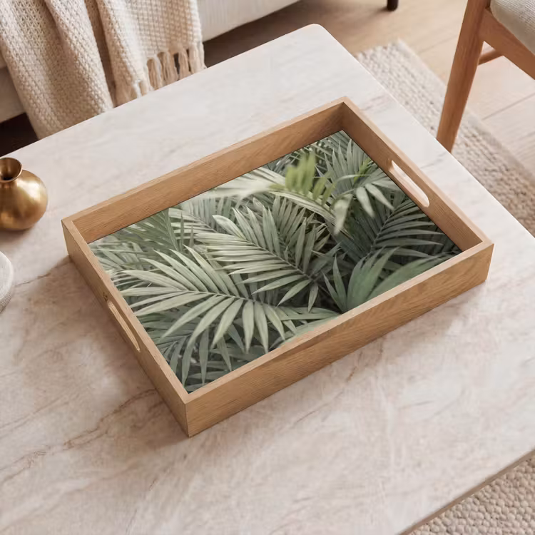 Dienblad - Plant - Palmbladeren - Natuur - Groen — 2
