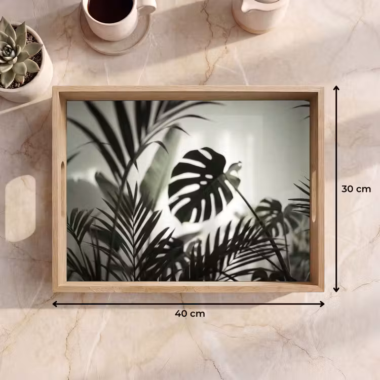Dienblad - Planten - Bladeren - Natuur - Minimalistisch - Groen — 9