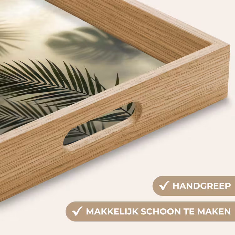 Dienblad - Planten - Bladeren - Schaduwen - Groen - Modern — 5