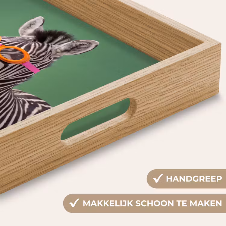 Dienblad - Dier - Bril - Bel - Modern - Groen — 5