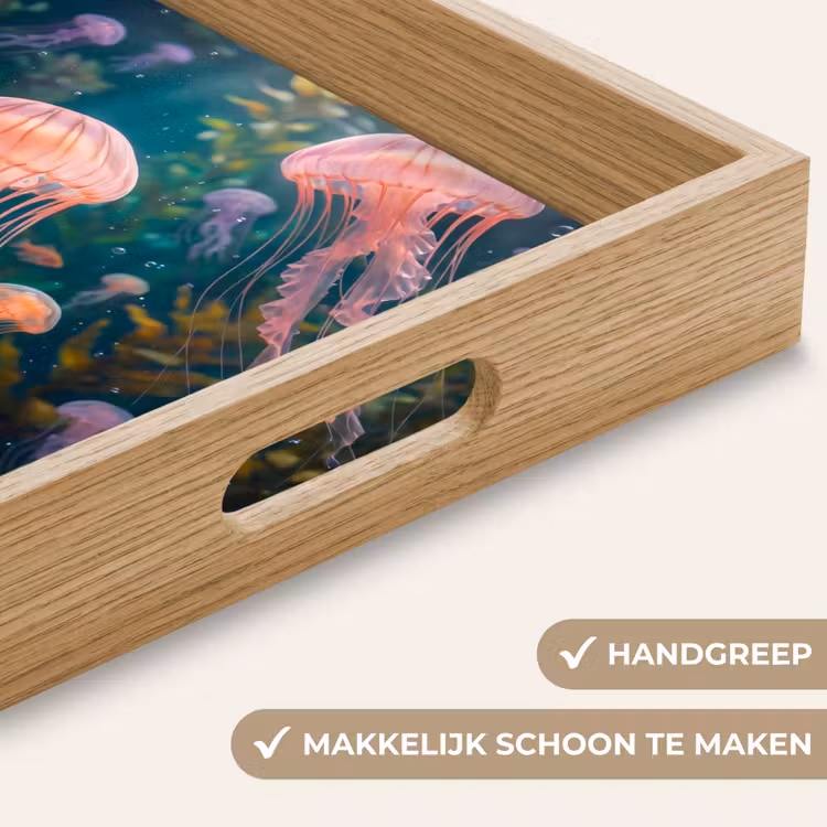 Dienblad - Kwal - Roze - Onderwater - Zeeleven - Dieren — 5